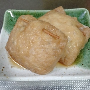 ワンパン☆鶏ひき肉の巾着煮